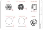Sonance VX46R SST 4" Round Single Stereo Speaker With White Micro Trim Grille: EACH - Image 2