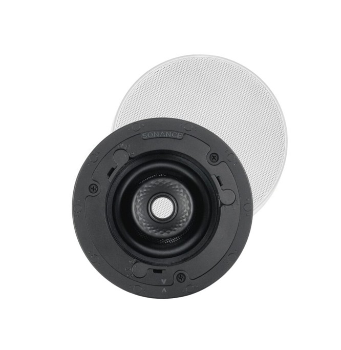 GHS-special-Projects-Sonance-VX46R-SST-4.5-stereo-Round-speaker.jpg Sonance VX46R SST 4" Round Single Stereo Speaker With White Micro Trim Grille: EACH - Image 1